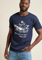 Modcloth Ahab It Your Way Men's Graphic Tee In Xl