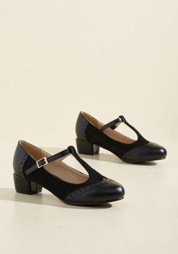  Anywhere You Tango T-strap Heel In Noir In 4 Uk