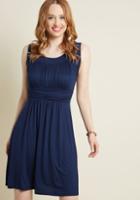 Modcloth I Love Your Jersey Dress In Navy In 2x