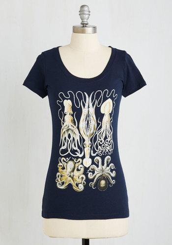 Sharpshirter Squid While You're Ahead Top