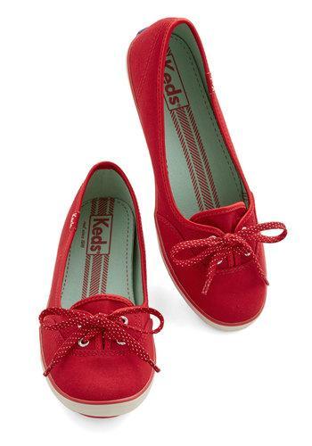 Keds Coast Of All Flat In Red