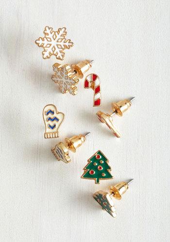 Muchtoomuch In It For The Long Holiday Earring Set