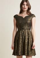 Yumi Luxurious Luster A-line Dress In 14 (uk)