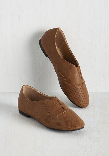 Elegantfootwear Five Star Perforating Flat