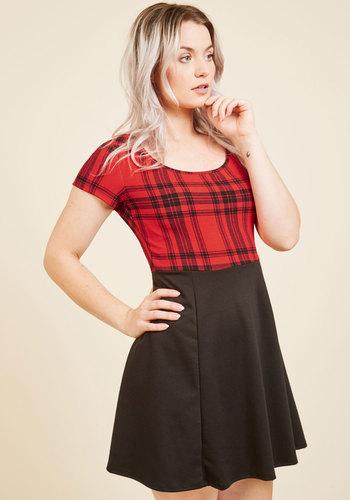  Won't Setlist For Less A-line Dress In Red In Xxs