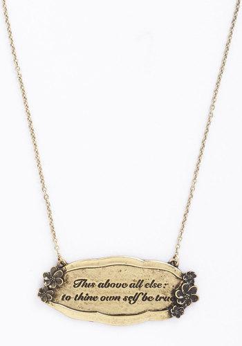 Muchtoomuch That Polonius Guy Necklace