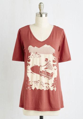 Blueplatypus Snow Day Like Today Tee