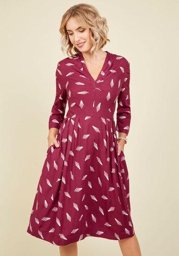  Deco Prosecco Midi Dress In Xxs