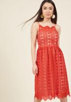 Modcloth Lend Your Loveliness Lace Midi Dress In 1x