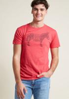 Modcloth One Bad Burro Men's Graphic Tee In S