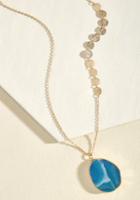 Modcloth Soul Goals Necklace In Blue