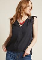 Modcloth Unrelenting Radiance Sleeveless Top In S