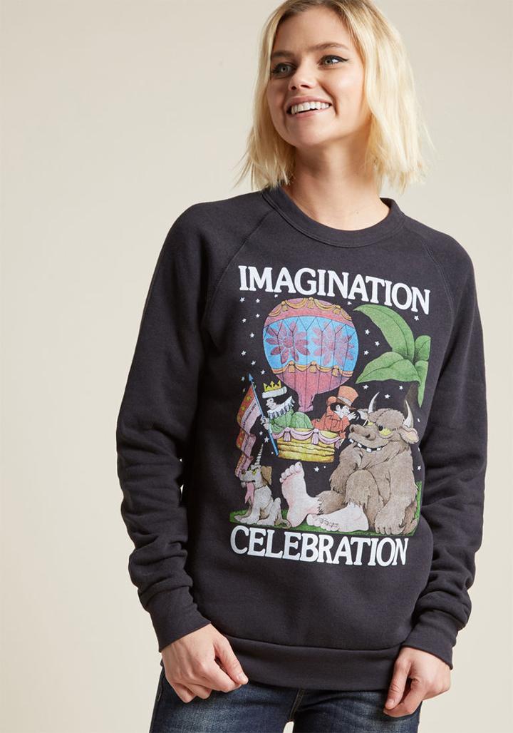 Outofprint Iconic Mind Graphic Sweatshirt In Xl