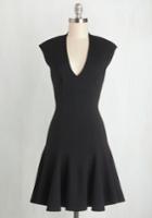  A Dash Of Flair A-line Dress In Black In 2x
