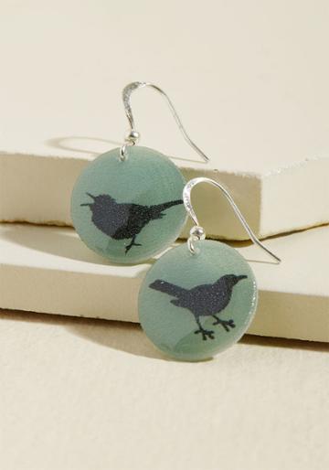 Modcloth Talk Is Chirp Earrings