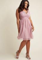 Modcloth Adrift On Elegance A-line Dress In Lilac In L