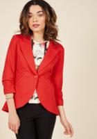  Fine And Sandy Blazer In Red In S