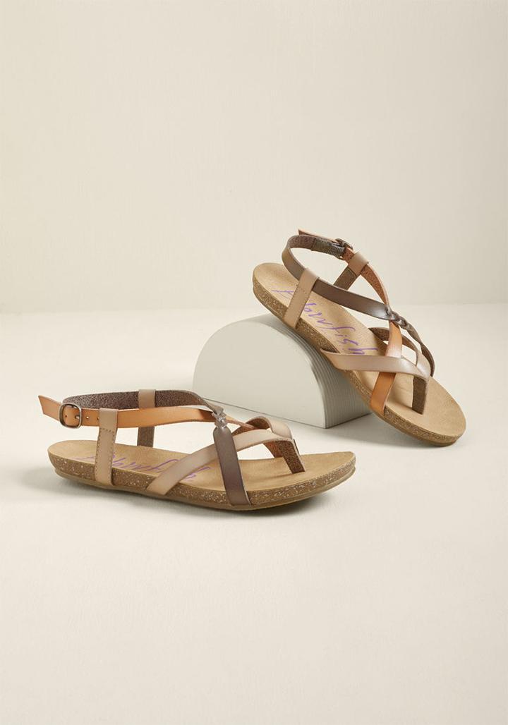 Blowfish Everyday Nonchalance Sandal In Neutral In 10