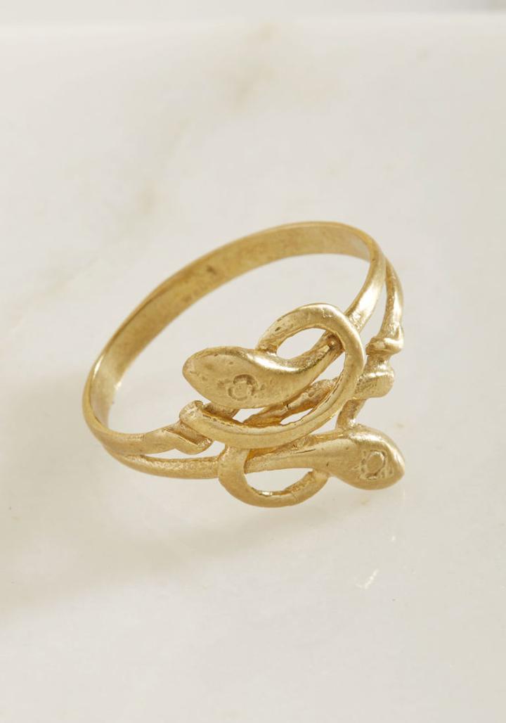 Modcloth Certainly Serpentine Ring