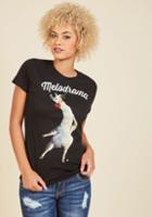 Modcloth Top-exaggerated Cotton T-shirt