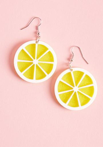 Collectif Collectif Aim To Squeeze Lemon Earrings