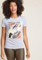 Modcloth Yes You Cannon Graphic Tee In L