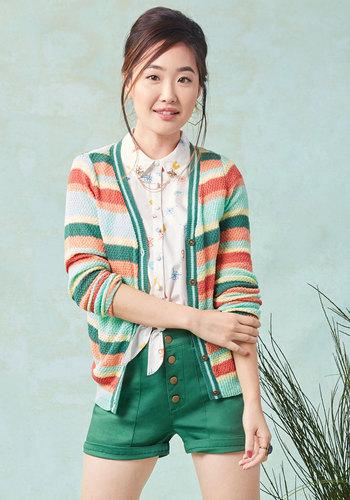  Fated To Feel Good Striped Cardigan In 3x