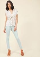  Obviously Elemental Skinny Jeans In Buttermint In 14 (uk)
