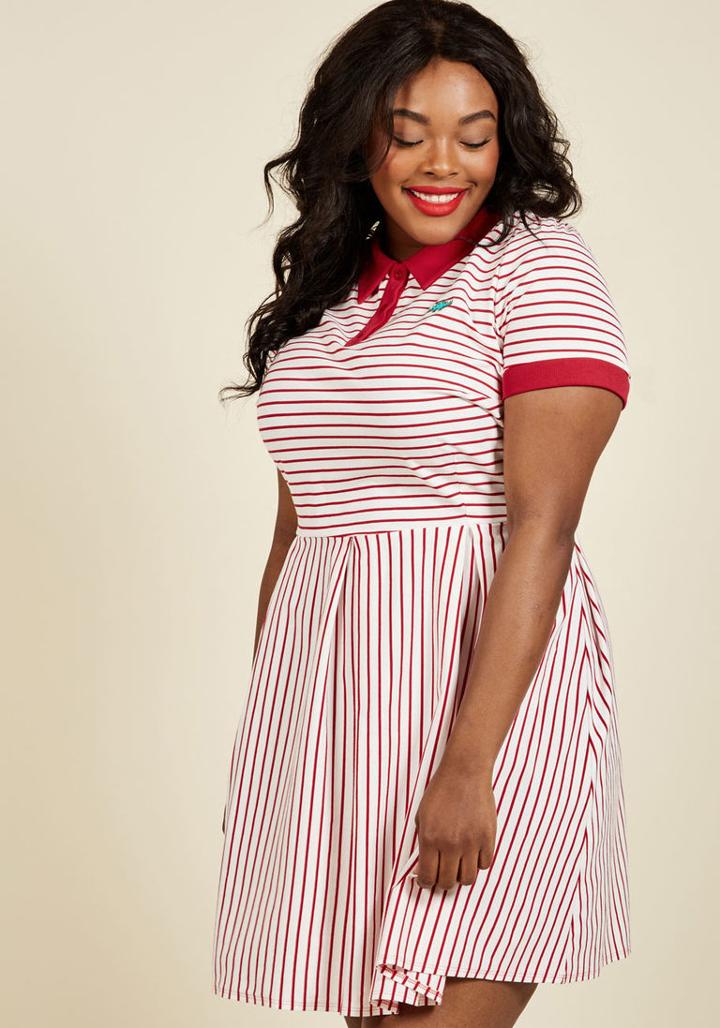 Modcloth Cultivated Quirk Shirt Dress