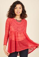 Modcloth Incense Swap Long Sleeve Top In M