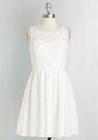 Ericlani Jaunty Jive Dress In White