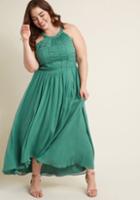 Modcloth Brave New Whirl Maxi Dress In Fern In Xxs