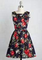  The Pennsylvania Polka Floral Dress In Navy Blossom In 2x