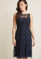 Adriannapapell Adrianna Papell Beaded A-line Dress In 8