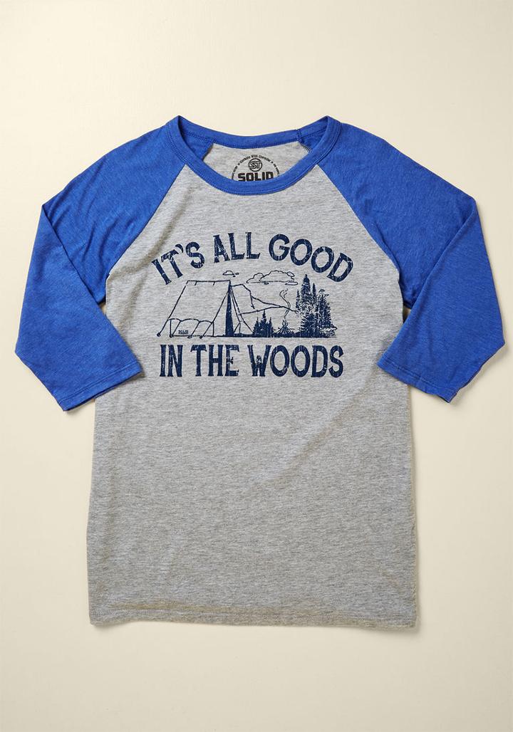 Modcloth Camp See Clearly Men's Graphic Tee In L