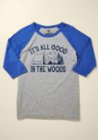 Modcloth Camp See Clearly Men's Graphic Tee In L