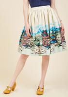  Made By Imagination Midi Skirt In Pagoda In Xl
