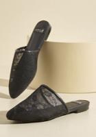  I'm On Your Slide Lace Flat In 6
