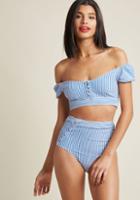 Highdivebymodcloth Seaside Circumstances Swimsuit Top In M