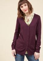  Have A Good Knit Cardigan In Mulberry In M
