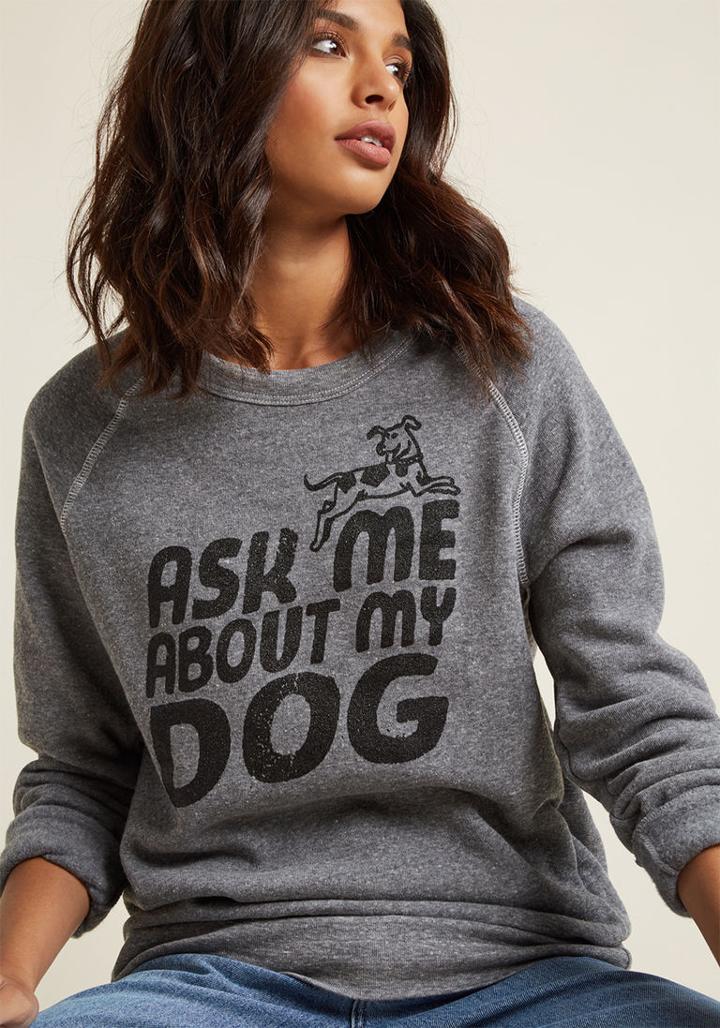 Kinship Fur Our Conversation Sweatshirt In S