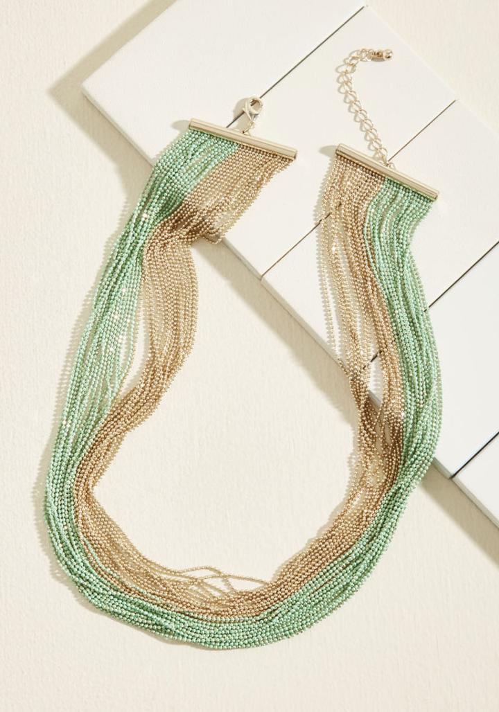 Modcloth Chain Arrangement Necklace
