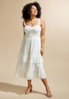 Modcloth Ethereal Elegance Maxi Dress In White In Xl