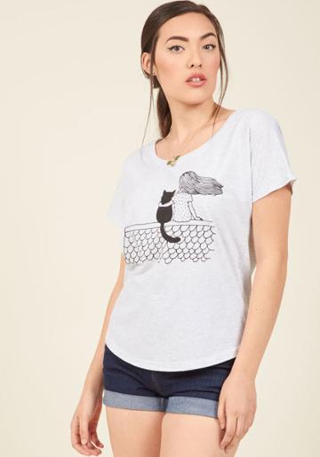 Modcloth Friends Fur-ever T-shirt