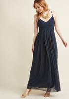 Modcloth Ceremonial Companion Maxi Dress In Navy In Xl