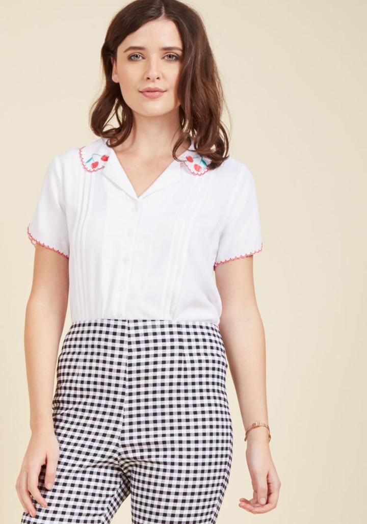  Delicious Detour Button-up Top In 3x