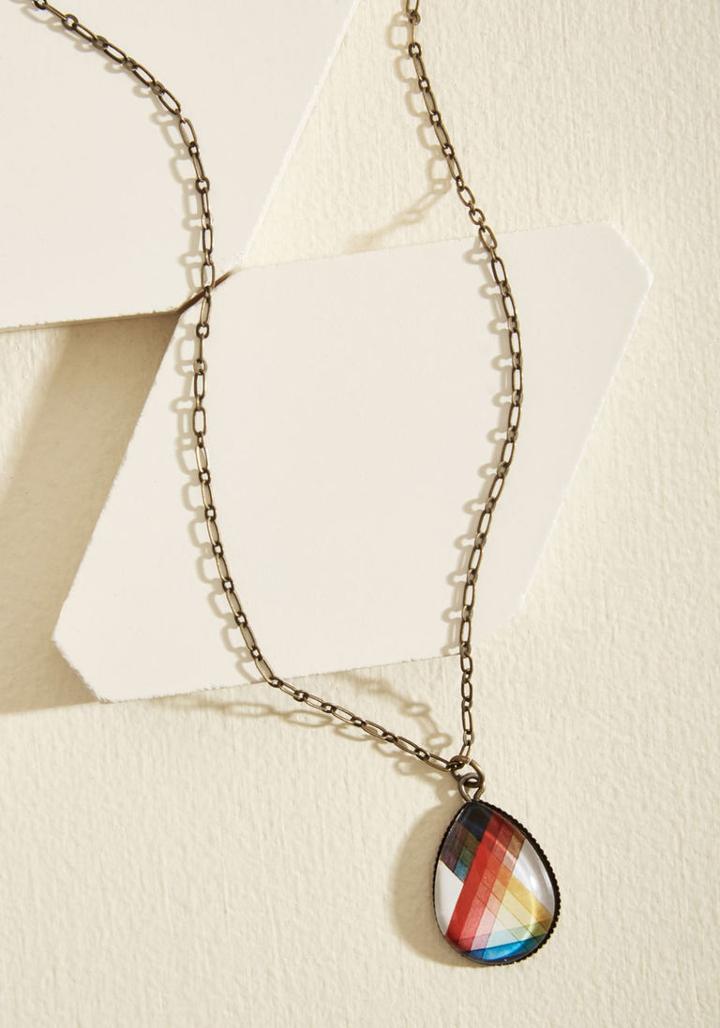 Modcloth Refract Or Fiction Necklace