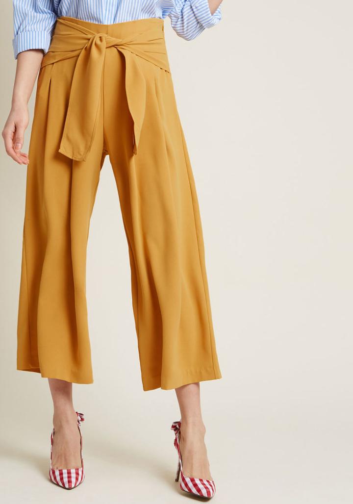 Modcloth Understated Original Culottes In M