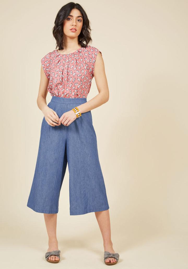 Modcloth Charmed By Change Pants In Xxs