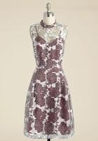  Unfalteringly Feminine Floral Dress In Ruby In M